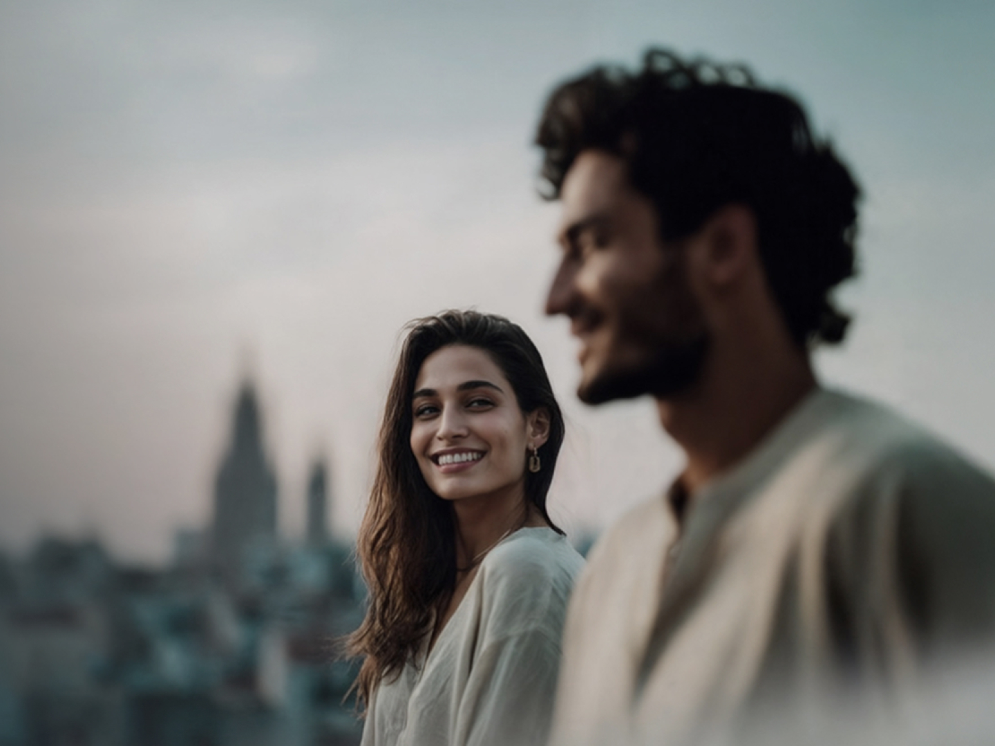 Dos personas sonriendo