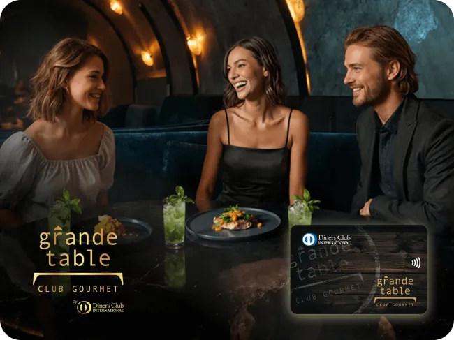 Grupo en un restaurante