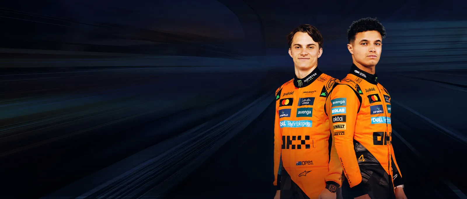 Dos pilotos de F1 McLaren
